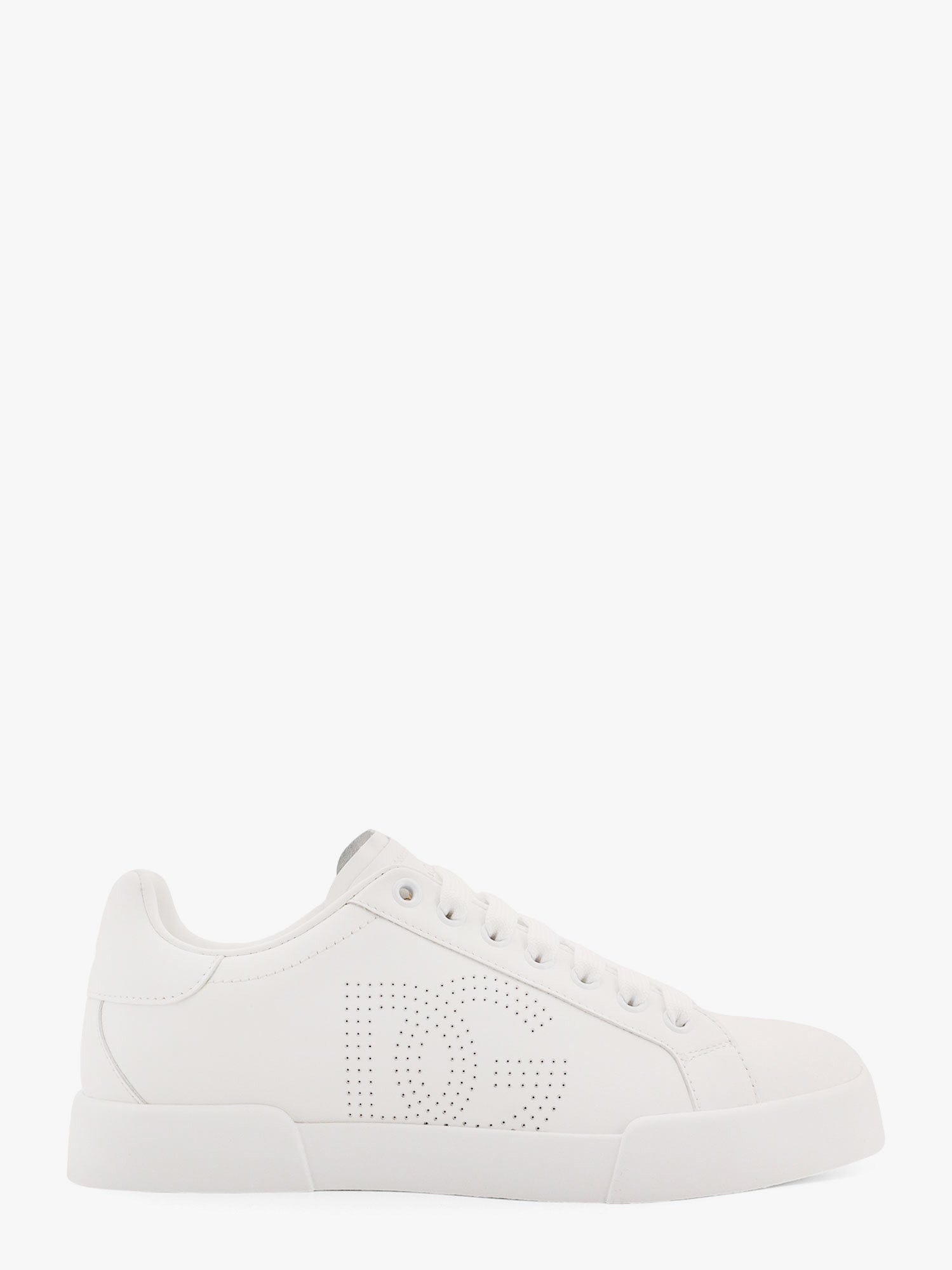 Dolce & Gabbana Portofino low - top leather sneakers with lateral monogram