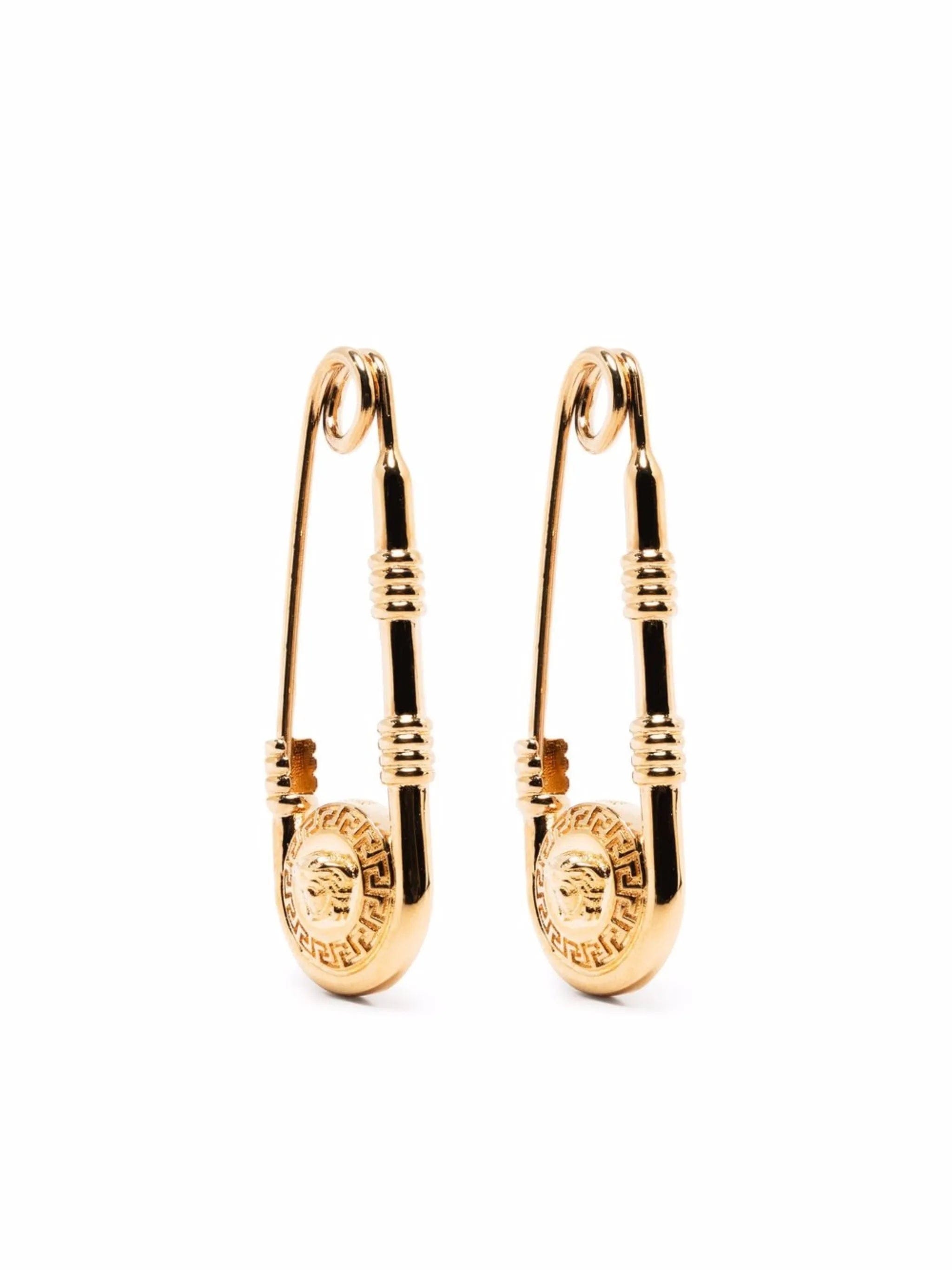 Versace Safety - Pin Medusa earrings