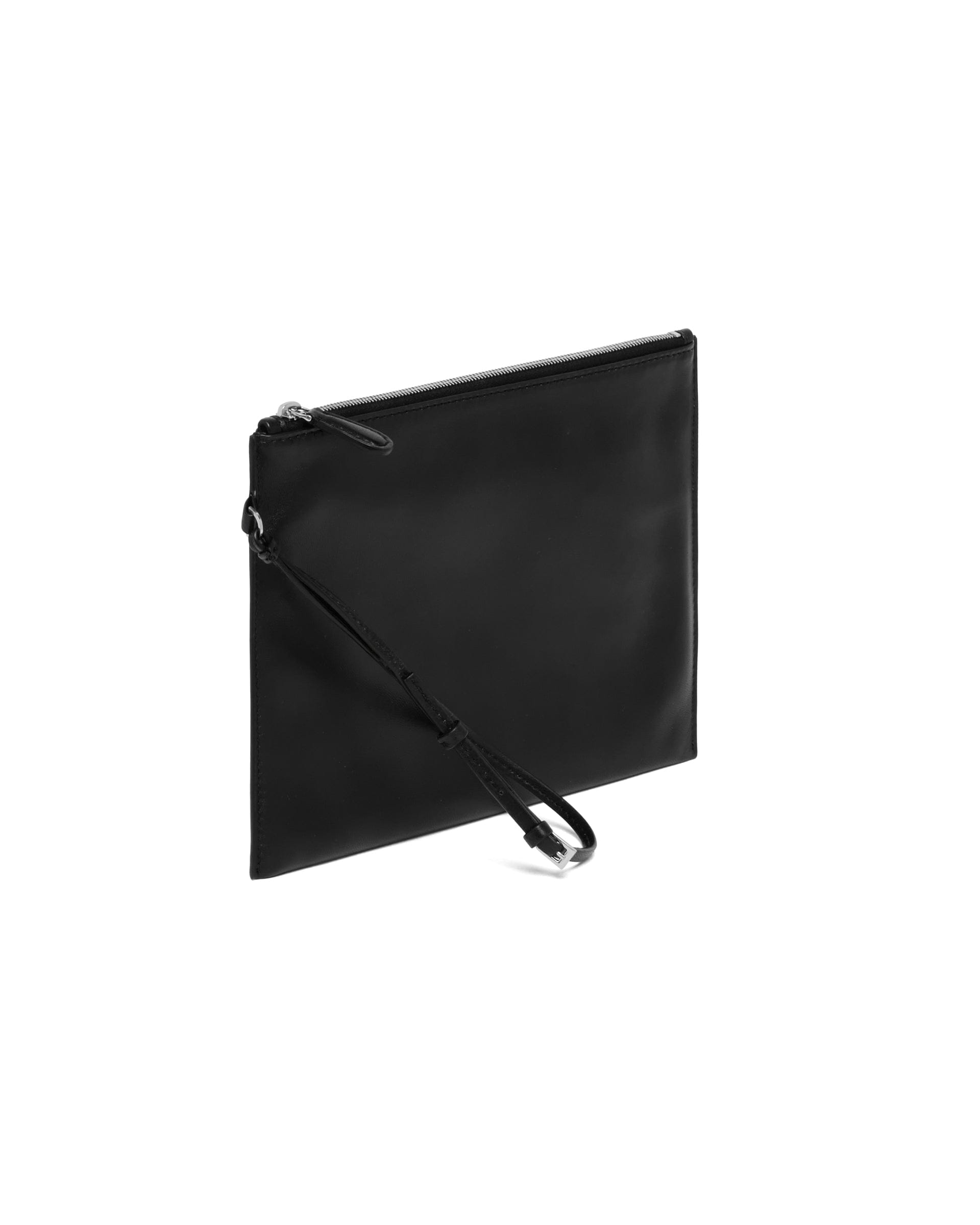 THE ROW Pochette Wristlet Nera