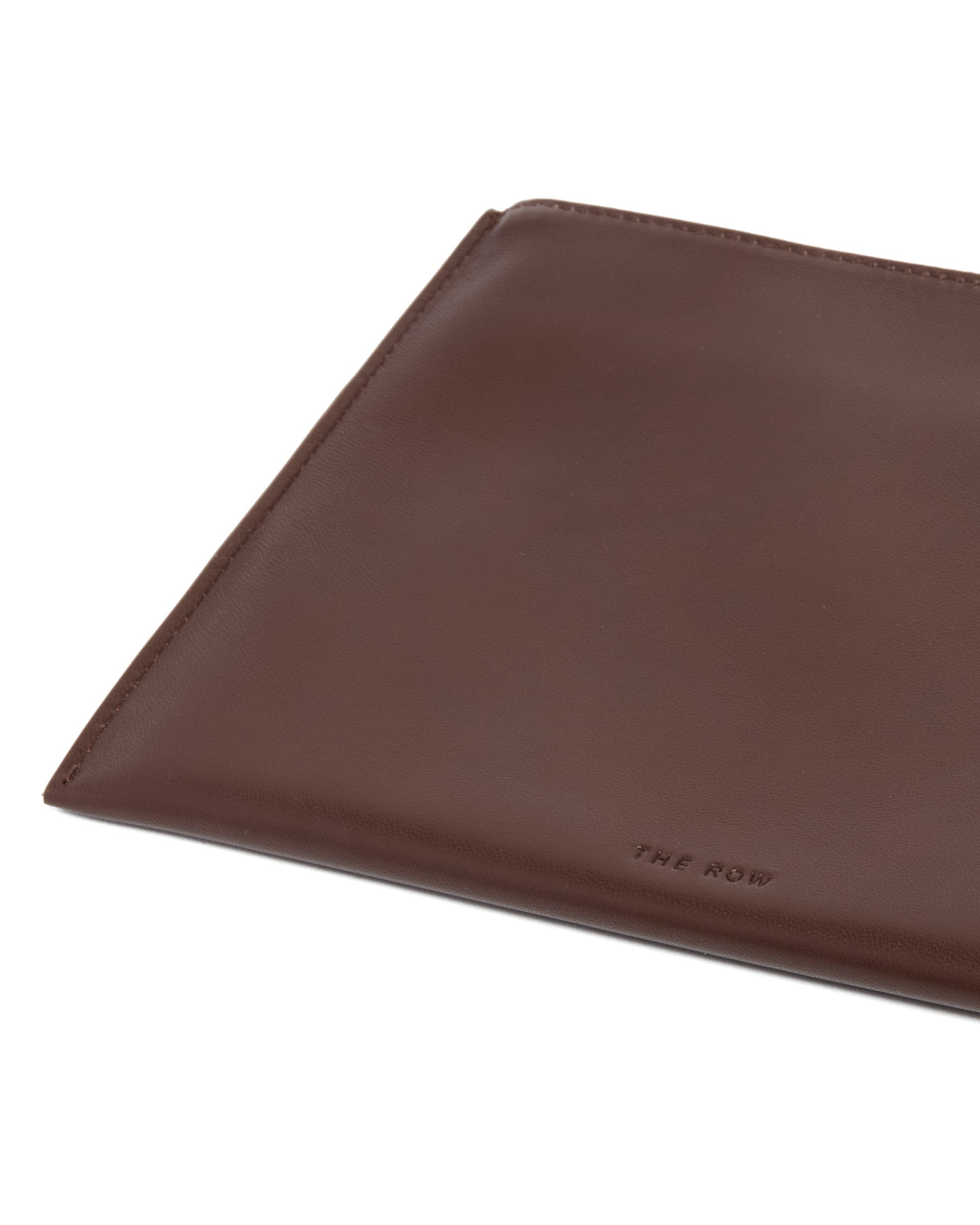 THE ROW Pochette Wristlet Marrone