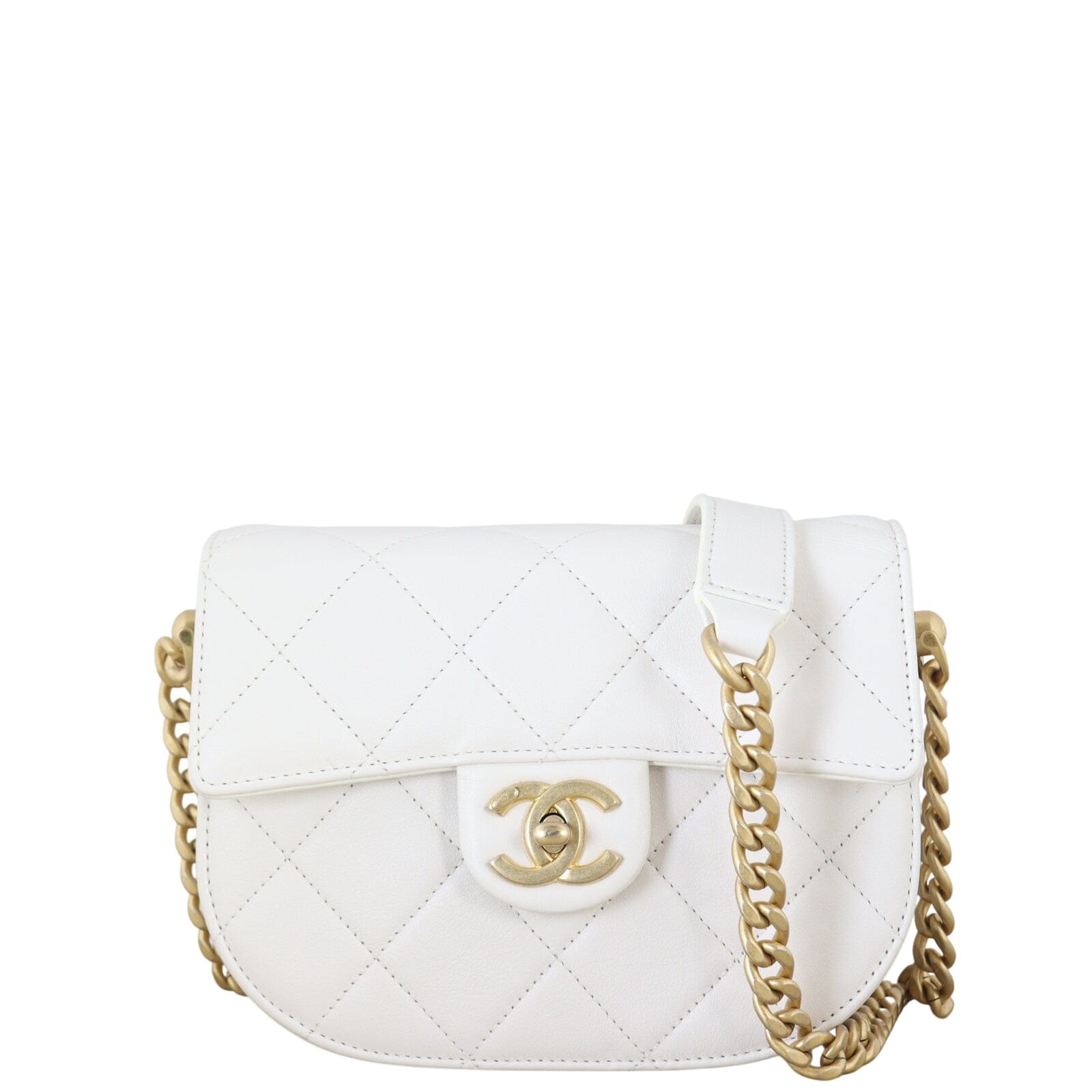 Chanel CC Round Messenger Bag