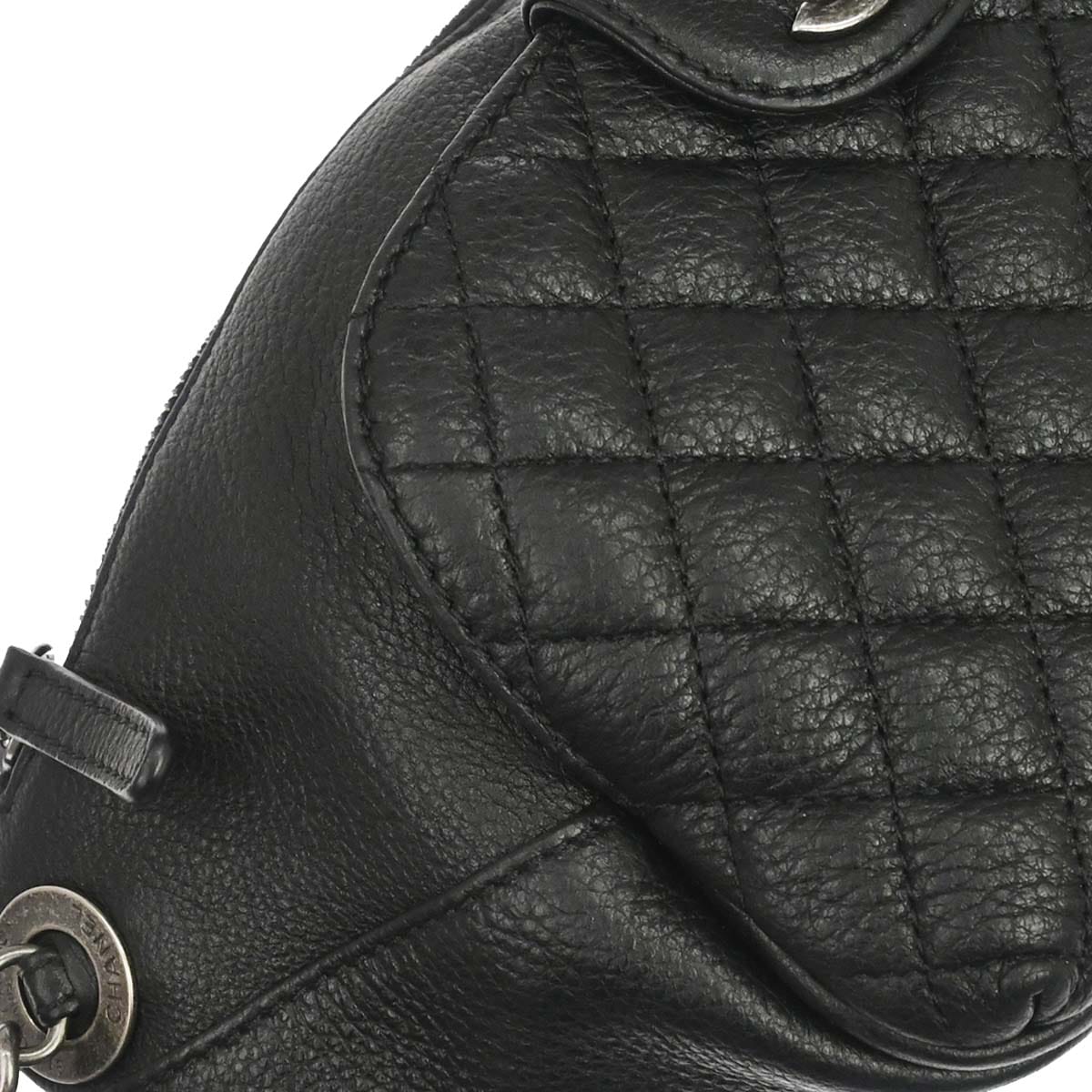 Chanel 2016 - 2017 Black Calfskin Waist Bum Bag
