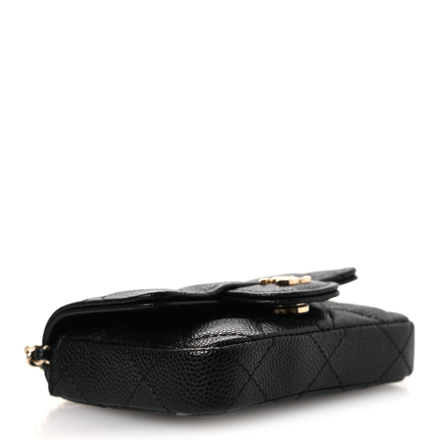 Chanel Caviar Quilted Mini Chain Belt Bag Black