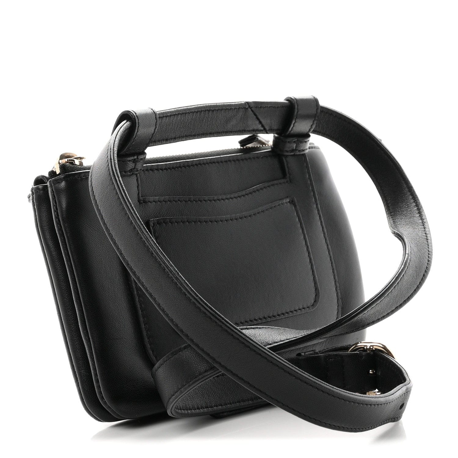 Chanel Lambskin CC Mania Waist Belt Bag Black