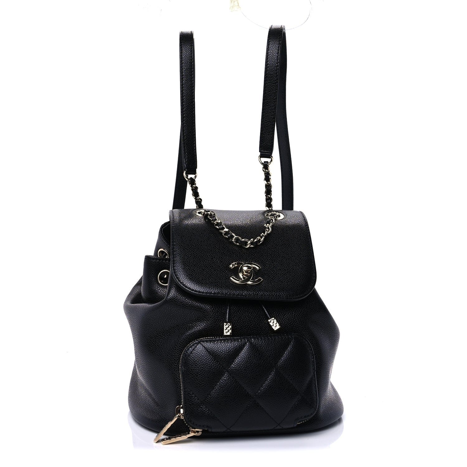 Chanel Caviar Quilted Mini Business Affinity Backpack Black