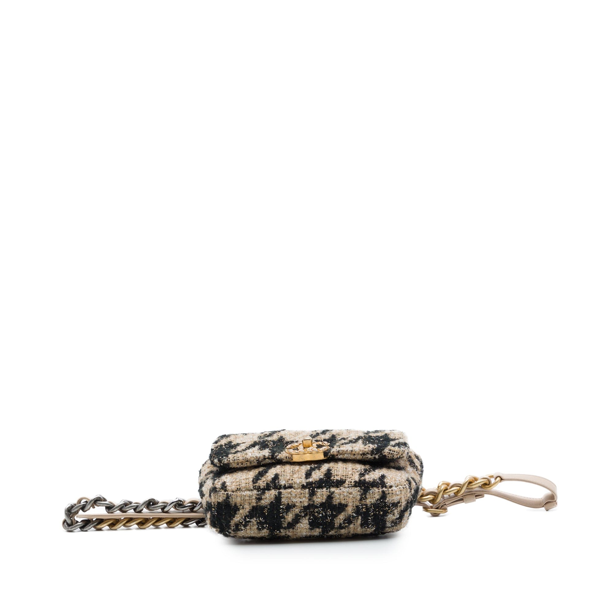 Chanel Houndstooth Tweed 19 Belt Bag