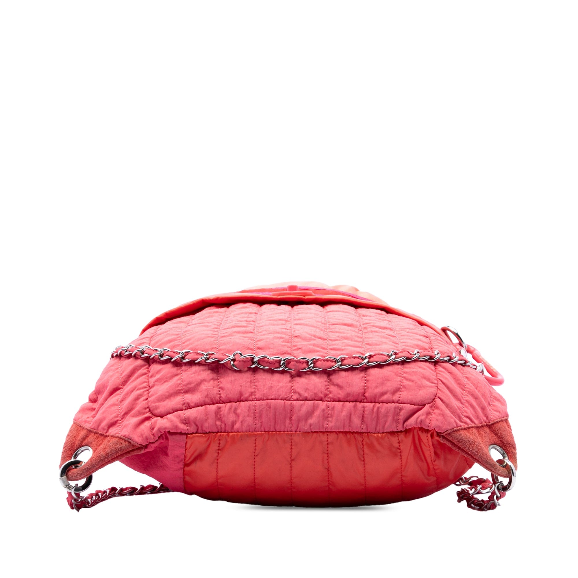 Chanel Large CC Multicolor Vertical Quilted Nylon Coco Neige Convertible Backpack