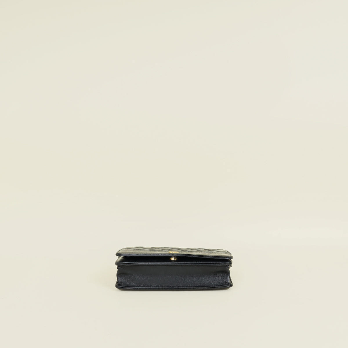 Chanel Black CC Gabrielle Wallet On Chain