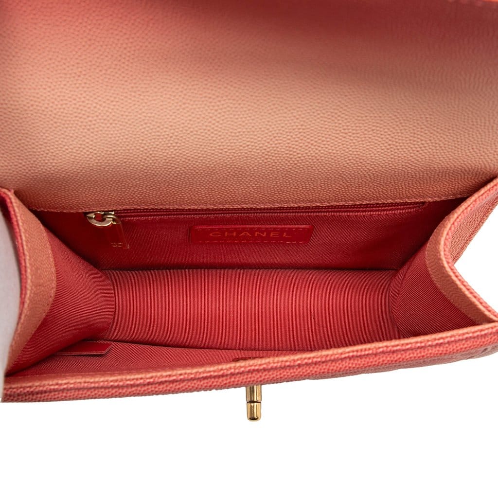 Chanel Quilted Caviar Sunset On The Sea Flap Belt Bag