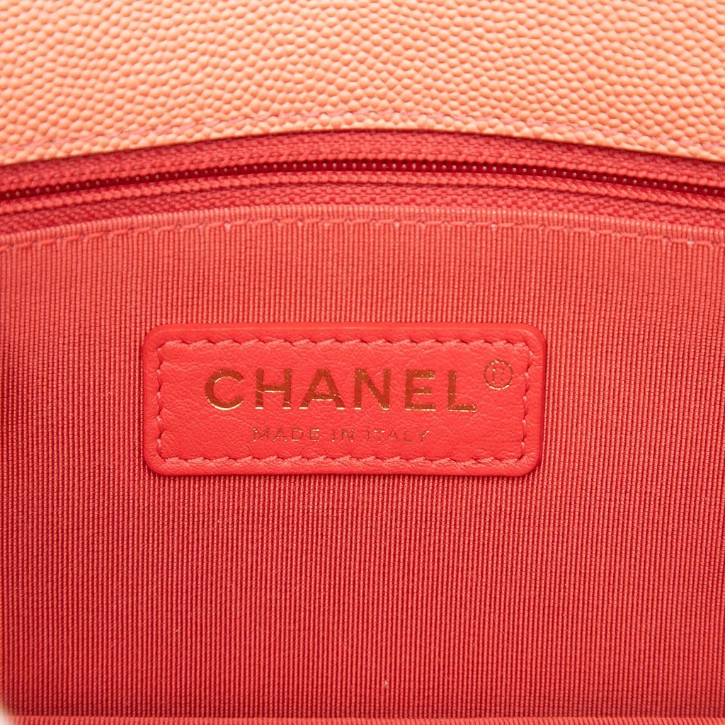 Chanel Quilted Caviar Sunset On The Sea Flap Belt Bag
