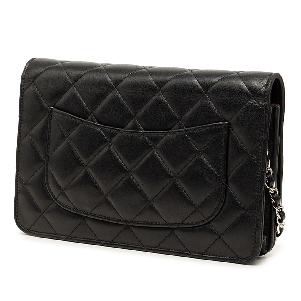 Chanel CC Quilted Lambskin Wallet On Chain