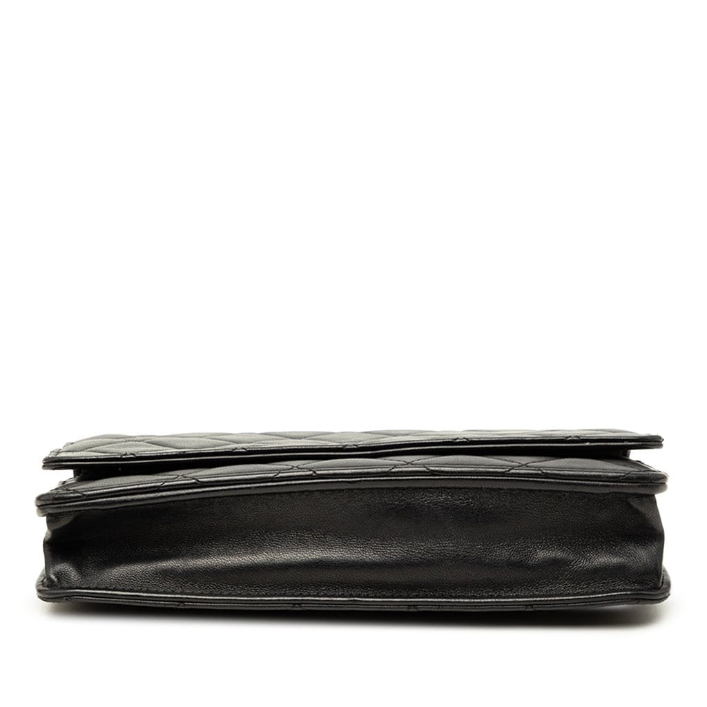 Chanel CC Quilted Lambskin Wallet On Chain