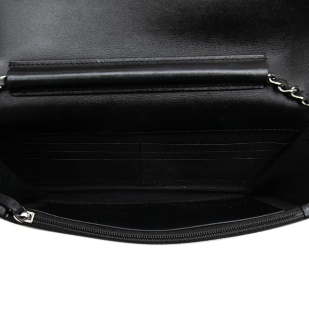 Chanel Bicolor Calfskin Boy Wallet On Chain