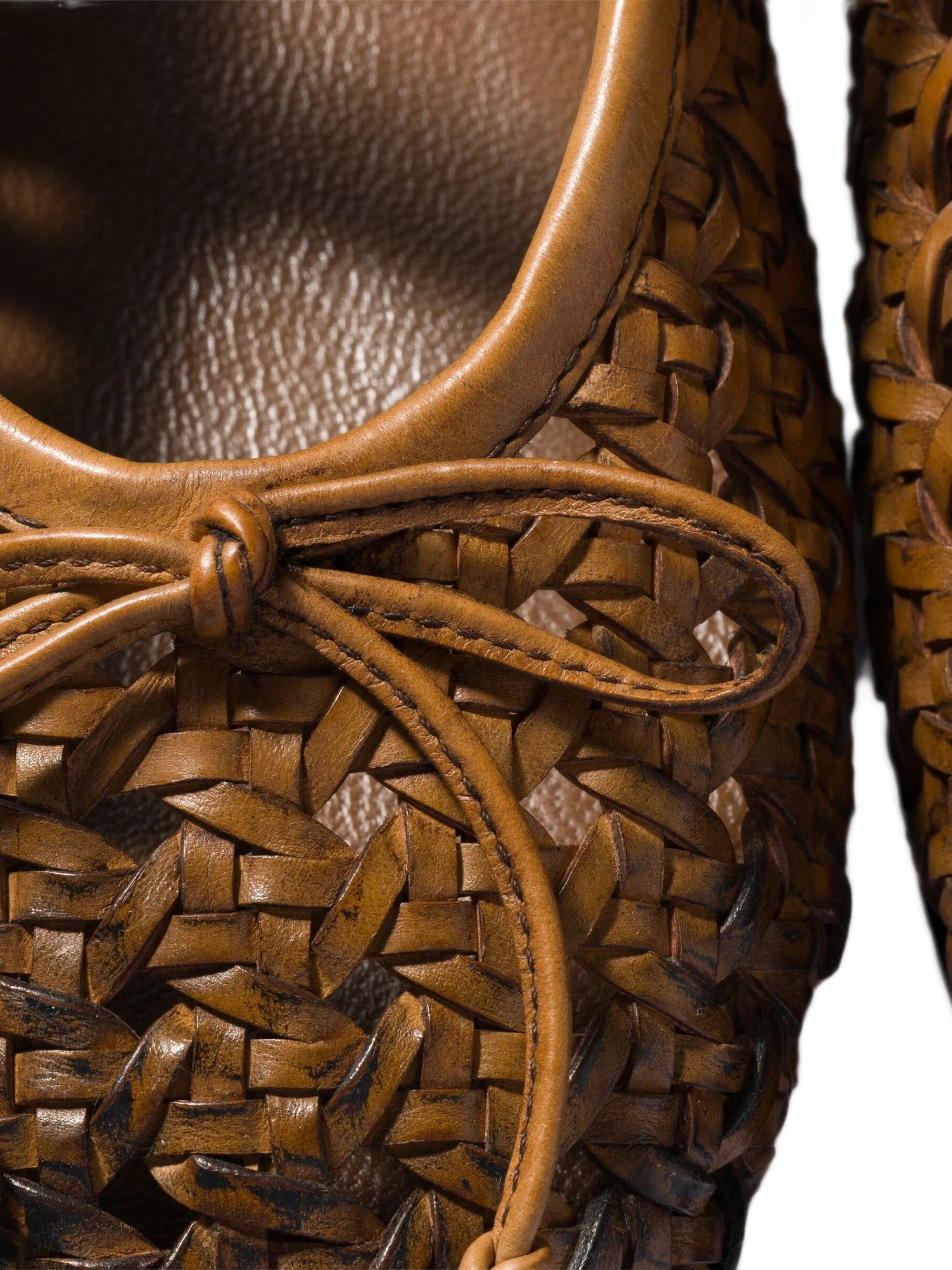 Miu Miu woven buckle - strap ballet flats