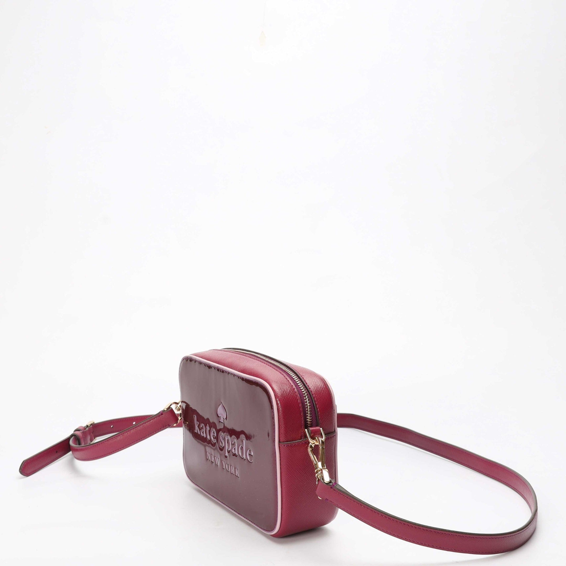 Kate Spade Purple Oh Snap Mini Camera Bag