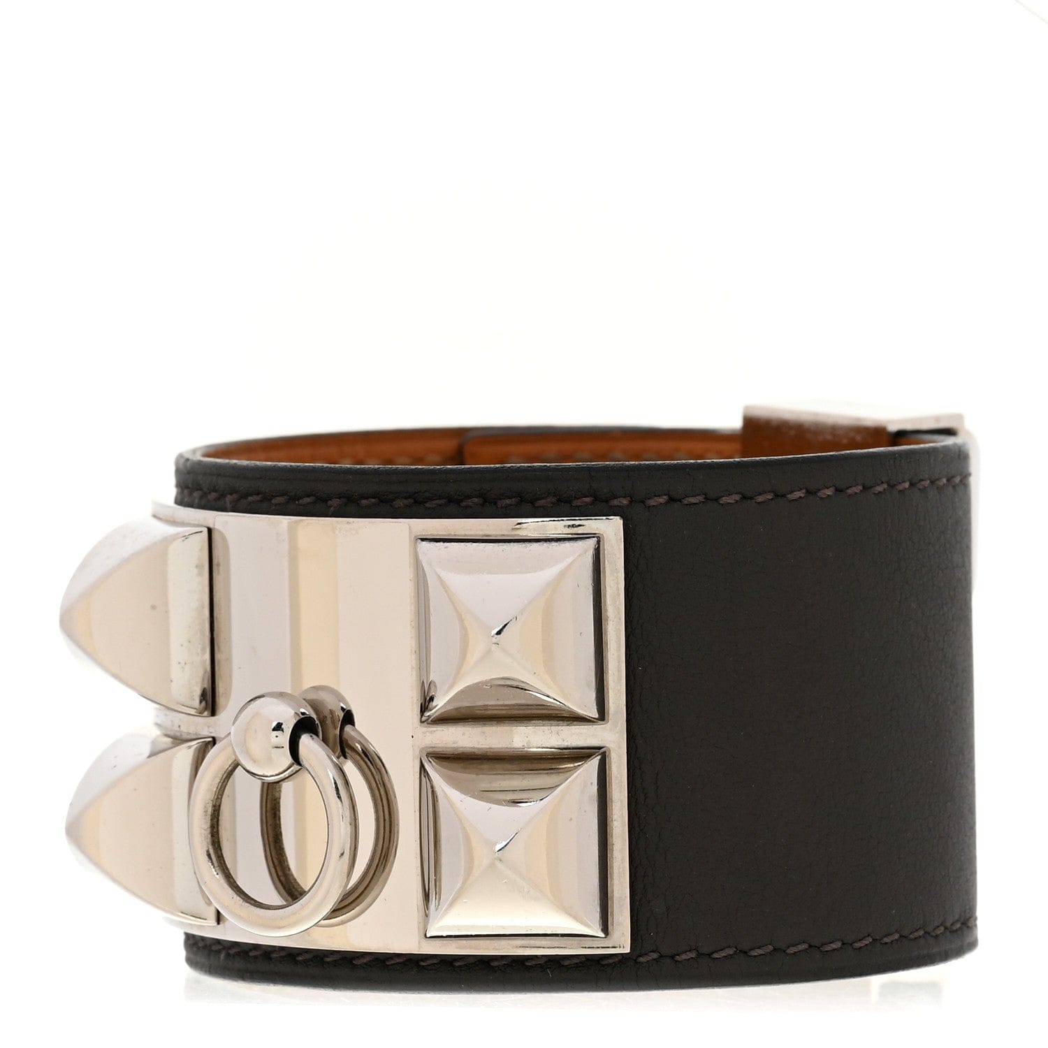 Hermes Swift Collier De Chien CDC Bracelet S Etain