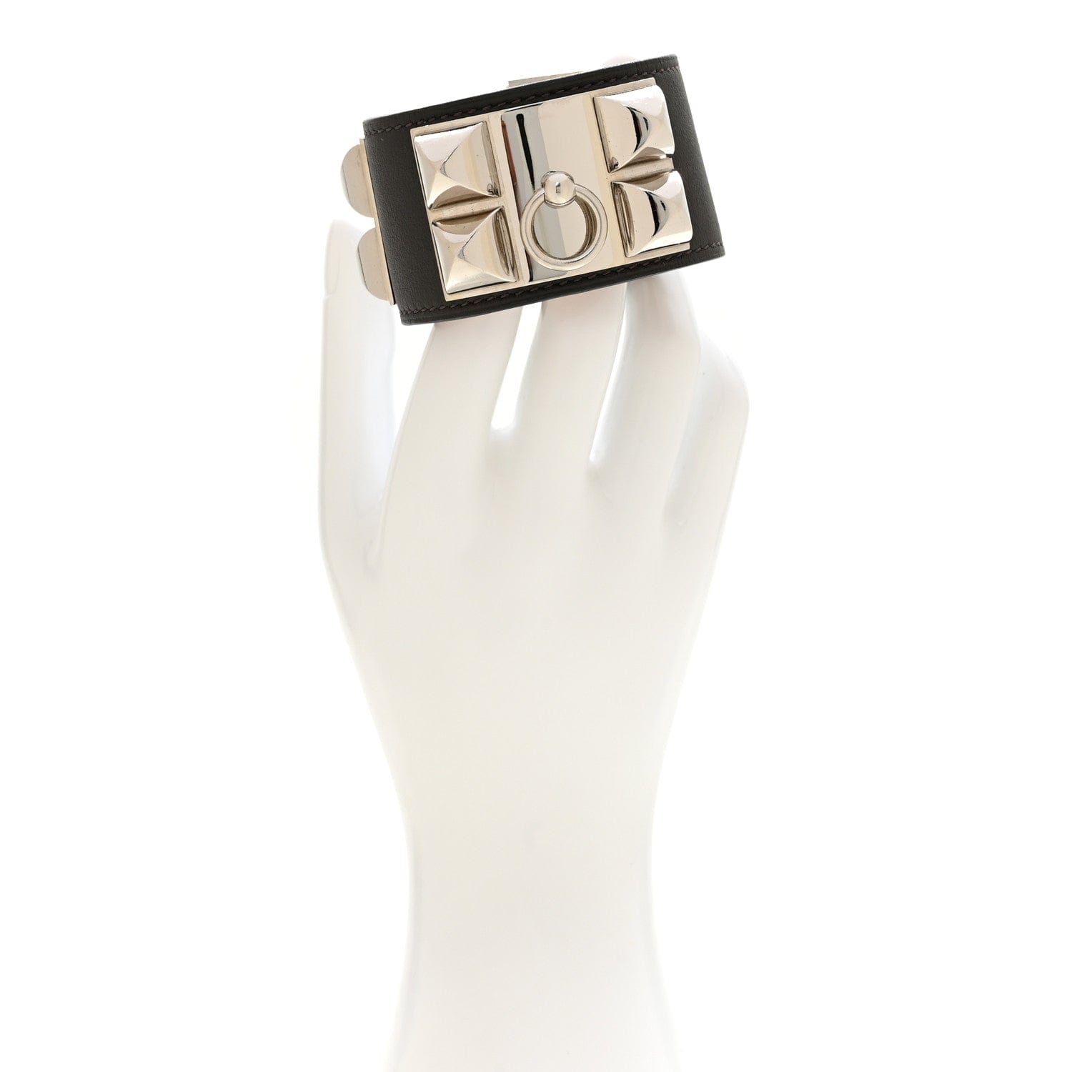 Hermes Swift Collier De Chien CDC Bracelet S Etain