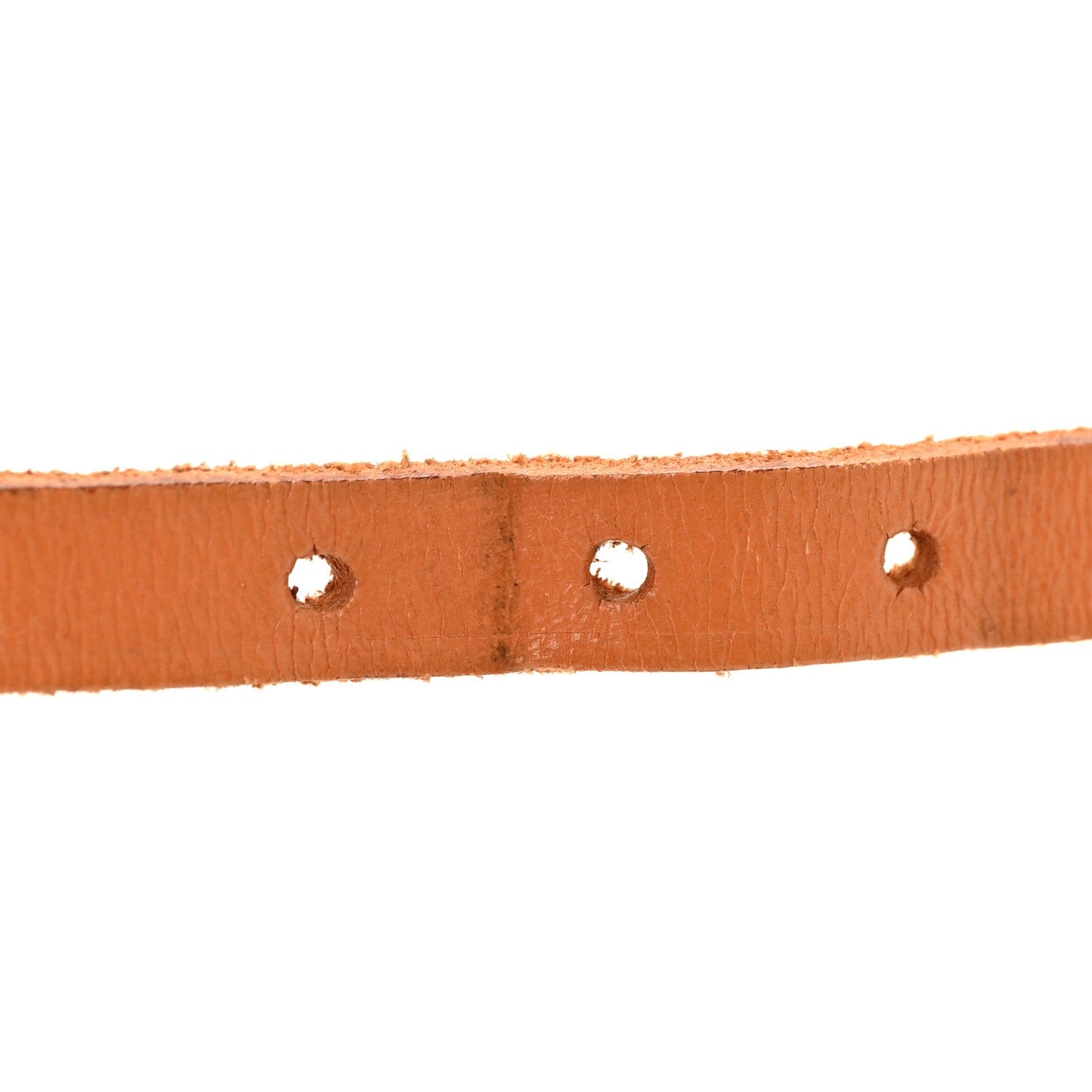 Hermes Barenia Hapi 3 mm Triple Tour Bracelet Fauve