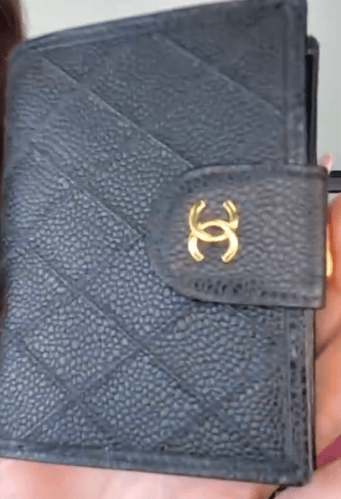Chanel C26031096 Chanel Compact Wallet Black Caviar