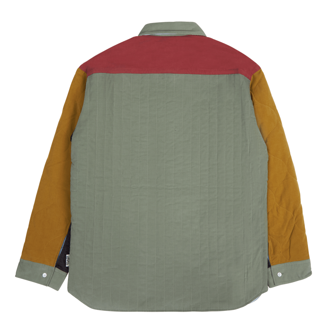 Kenzo Reversible Quilted Shirt Lime Tea