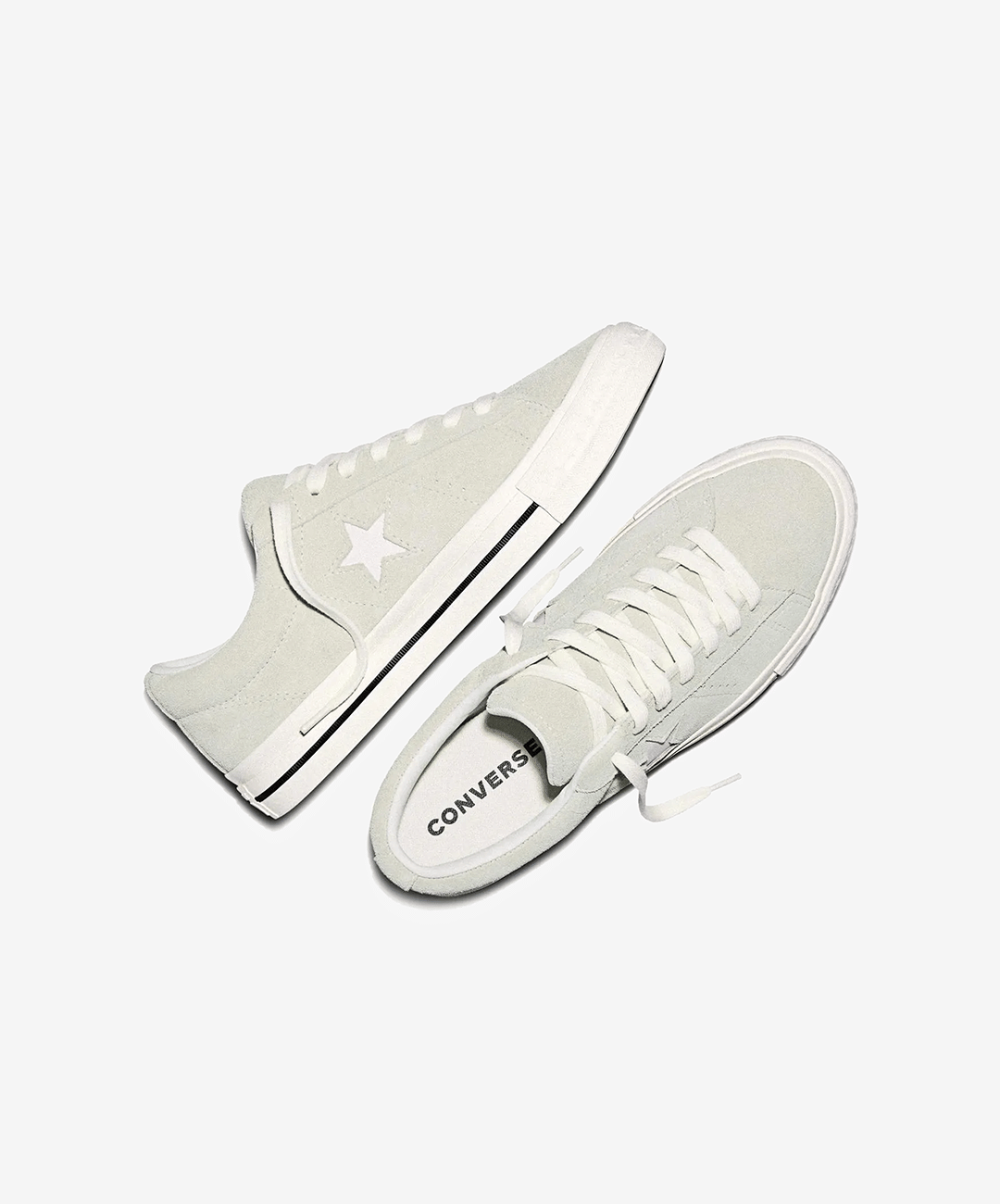 CONVERSE | ONE STAR 95 SUEDE LOW TOP { SAGE SMOKE/VINTAGE WHITE/BLACK