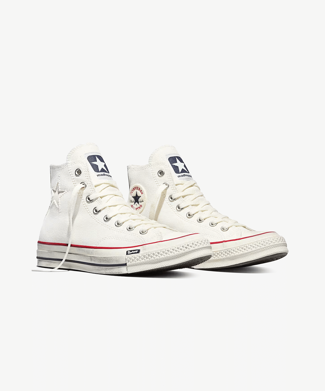 Converse | x MADHAPPY CHUCK 70 HIGH TOP { WHITE/EGRET/RED