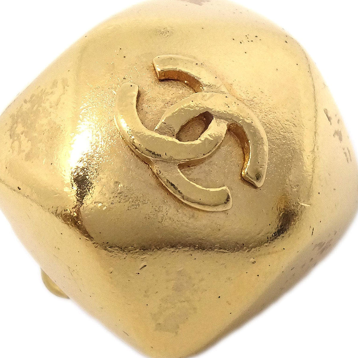 Chanel Square Clip - On Earrings Gold 98A