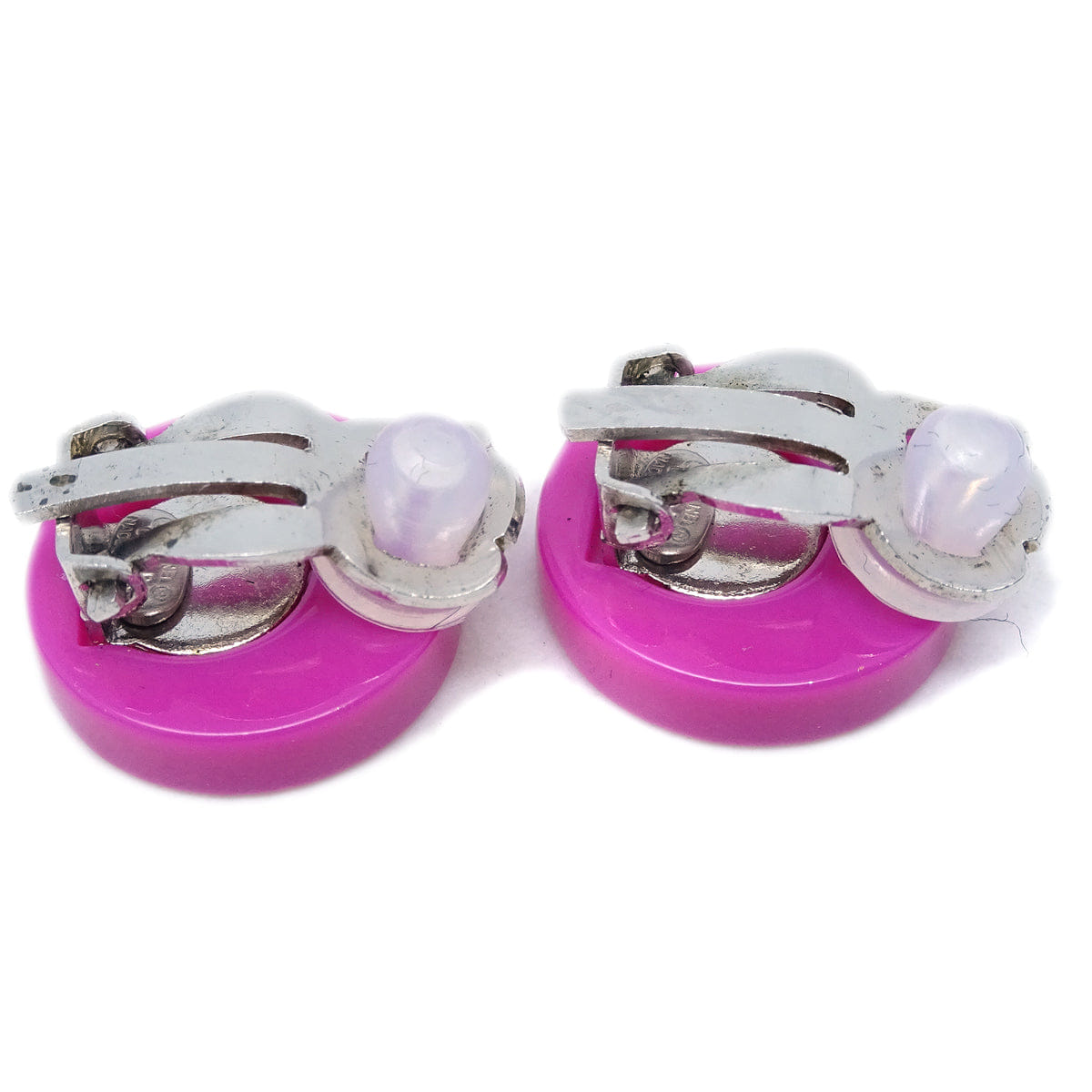 Chanel Floral Earrings Clip - On Pink 04P