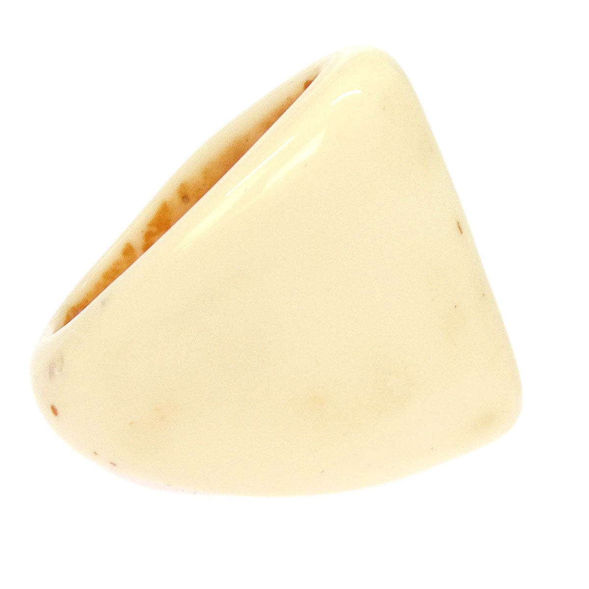 Chanel Ring Acrylic Ivory #52 01P