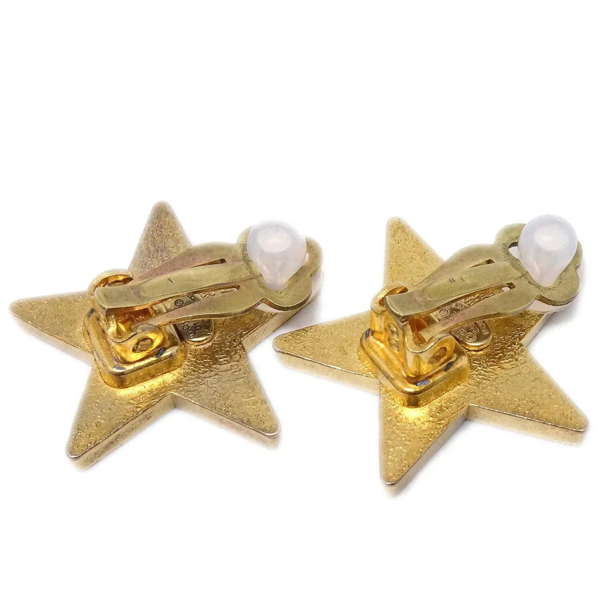 Chanel Star Earrings Clip - On Pink 01P