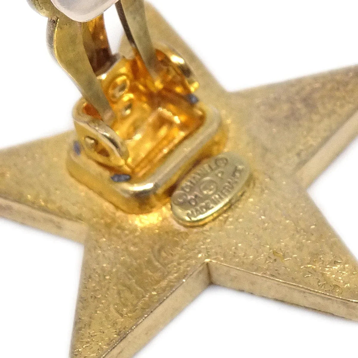 Chanel Star Earrings Clip - On Pink 01P