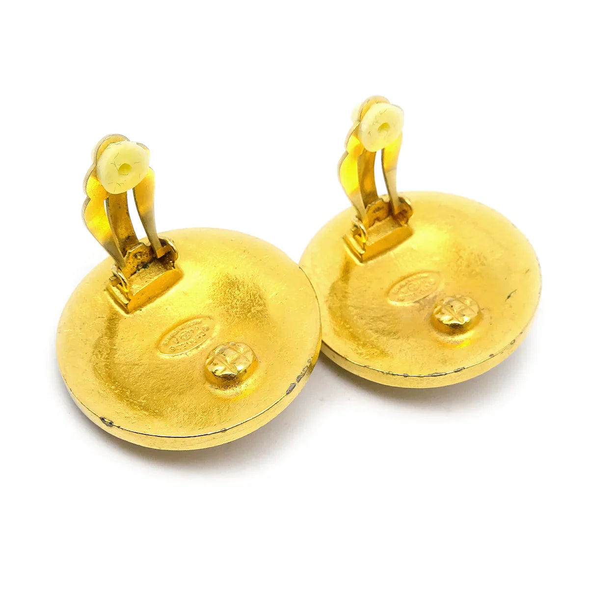 Chanel 1994 Filigree Earrings Clip - On Large