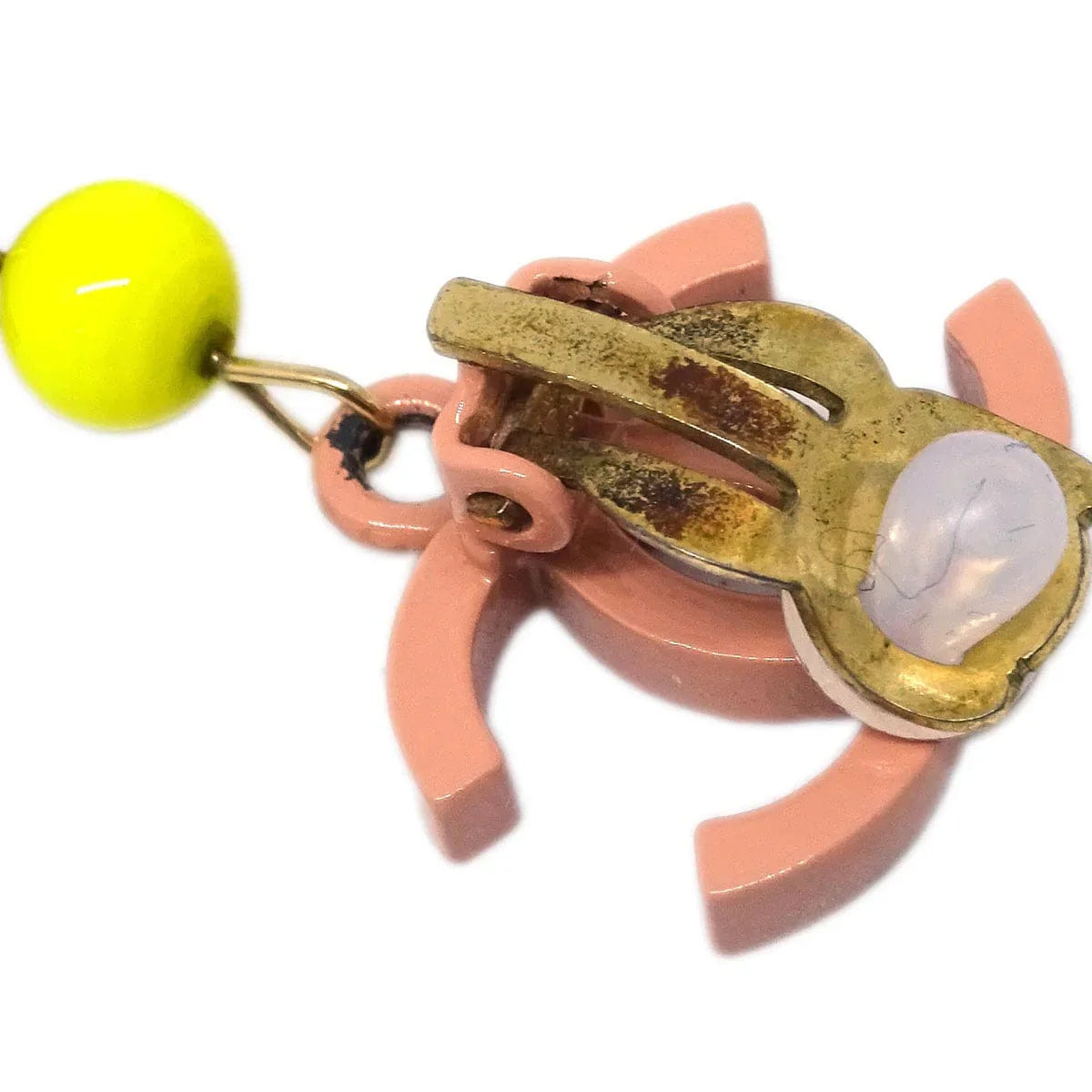 Chanel 2003SS CC Dangle Earrings Clip - On 03S
