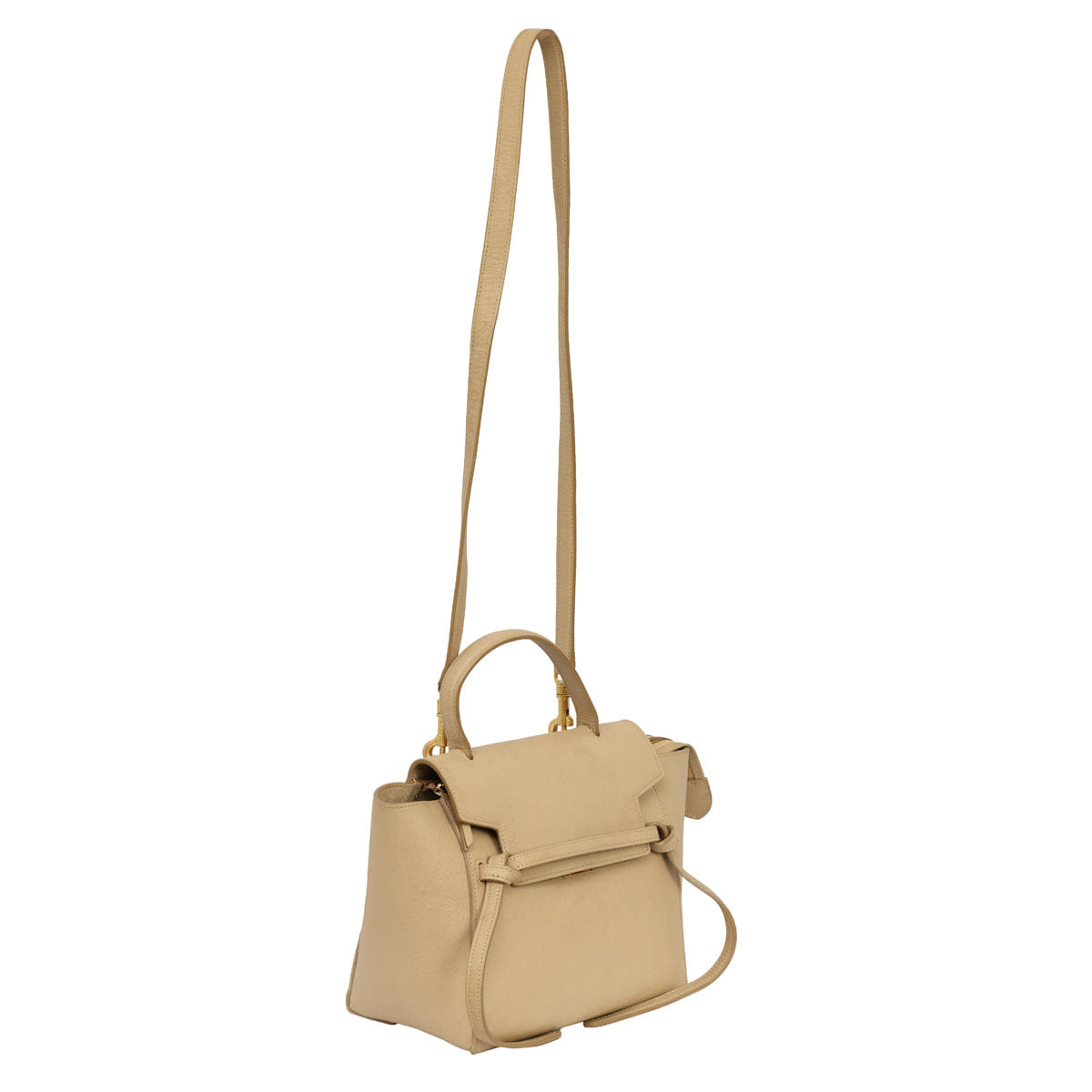 CELINE GRAINED CALFSKIN LEATHER MICRO BELT BAG