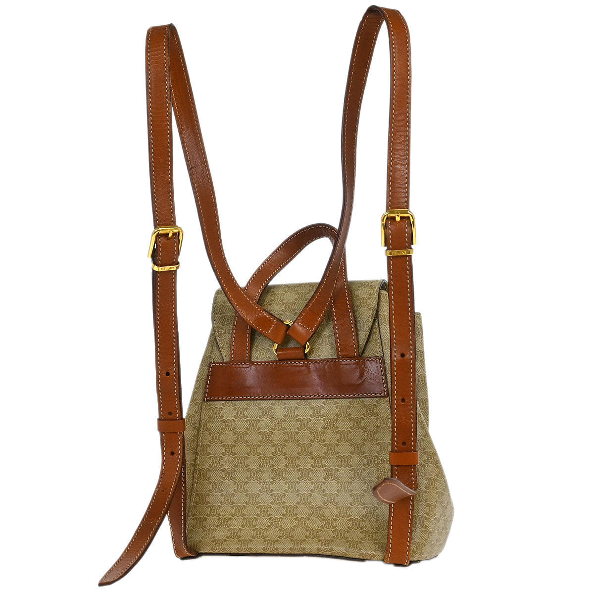 Celine Beige Macadam Backpack