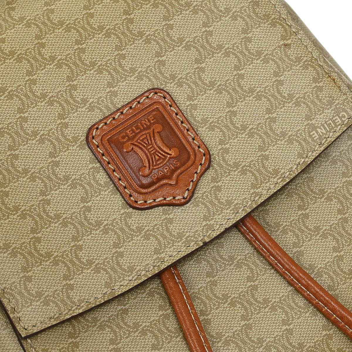 Celine Beige Macadam Backpack