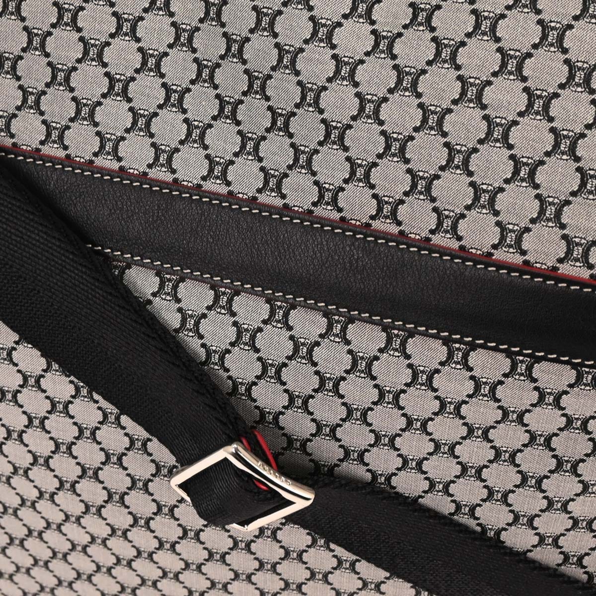 Celine * Gray Macadam Messenger Bag