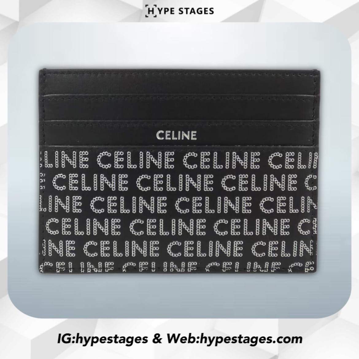 CELINE ALL OVER PRINT CARDHOLDER