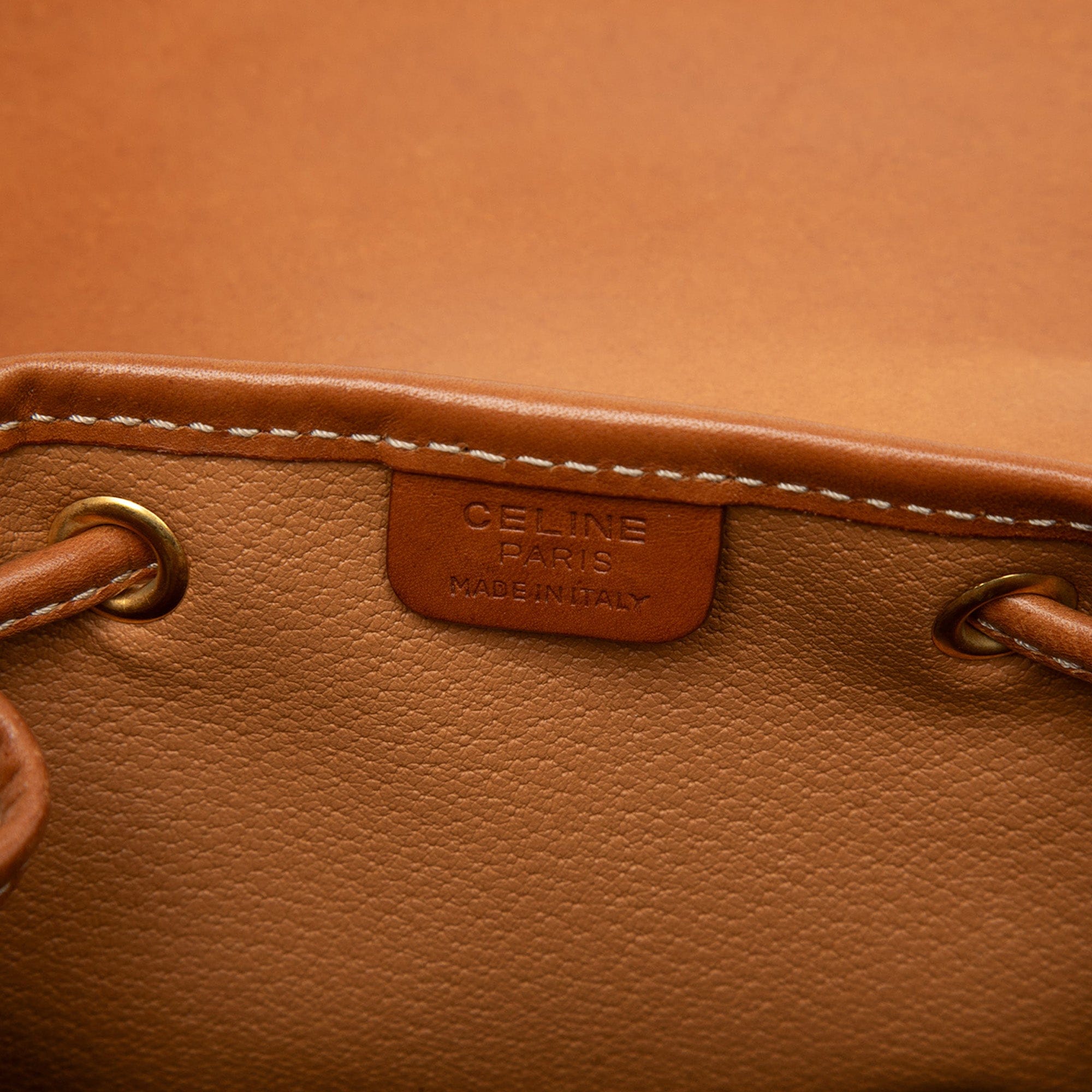 Celine Macadam Coated Canvas Backpack