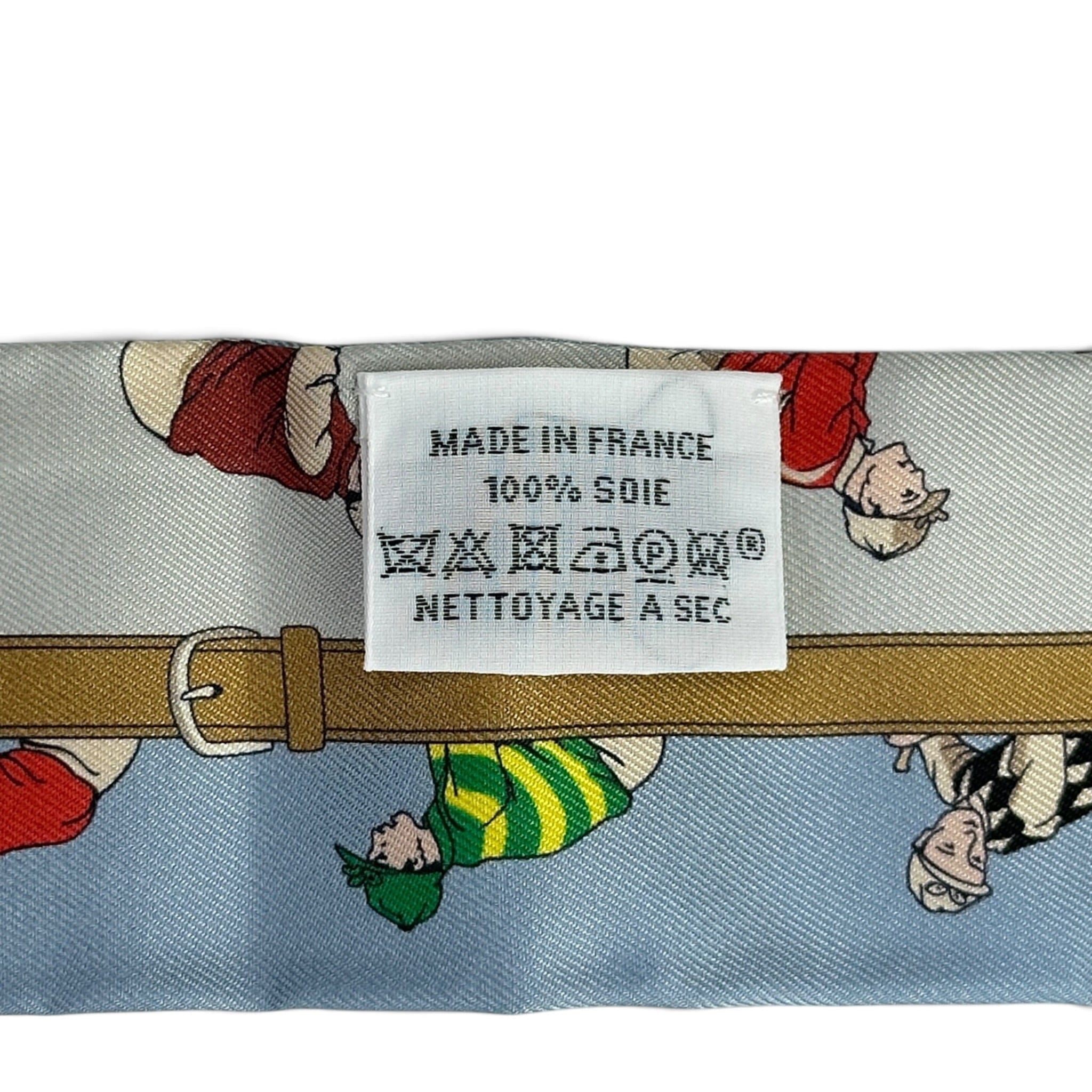 Hermes Turf Bleu Ciel Twilly Silk Ribbon