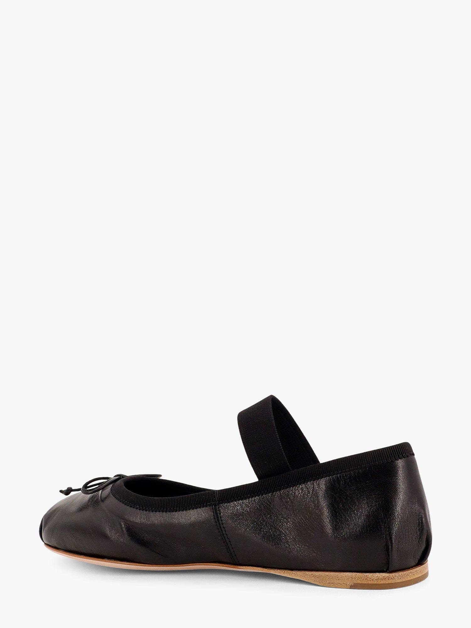 MIU MIU Leather ballet flats