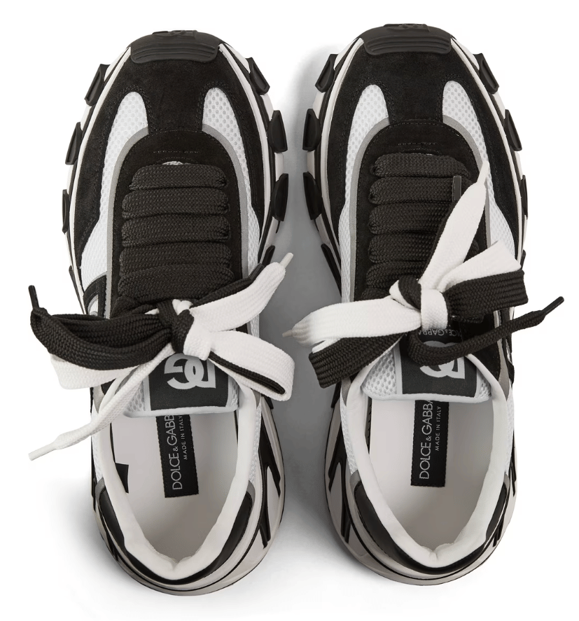 Dolce & Gabbana Dolce and Gabbana DG Frami Mesh Runner Sn61 White/Black