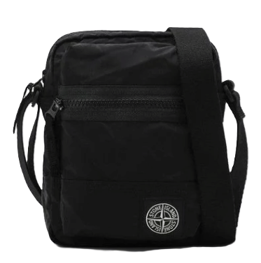 Stone Island Nylon Metal Crossbody Bag Black