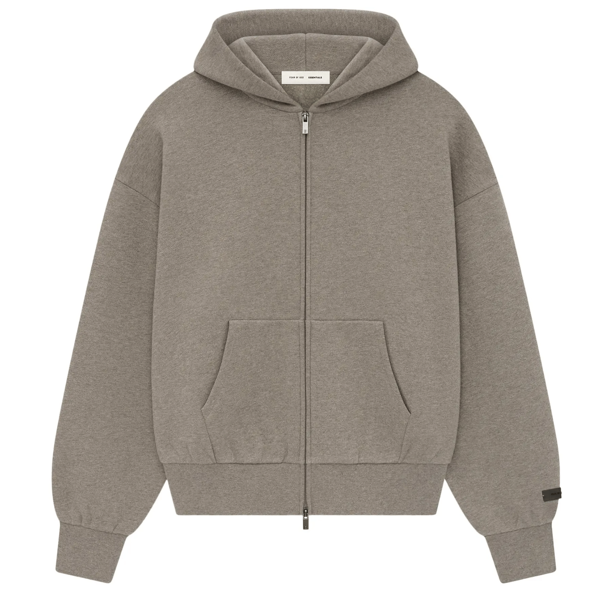 Fear of God Essentials Classic Full Zip - Up Hoodie Homestead Heather (SS25)