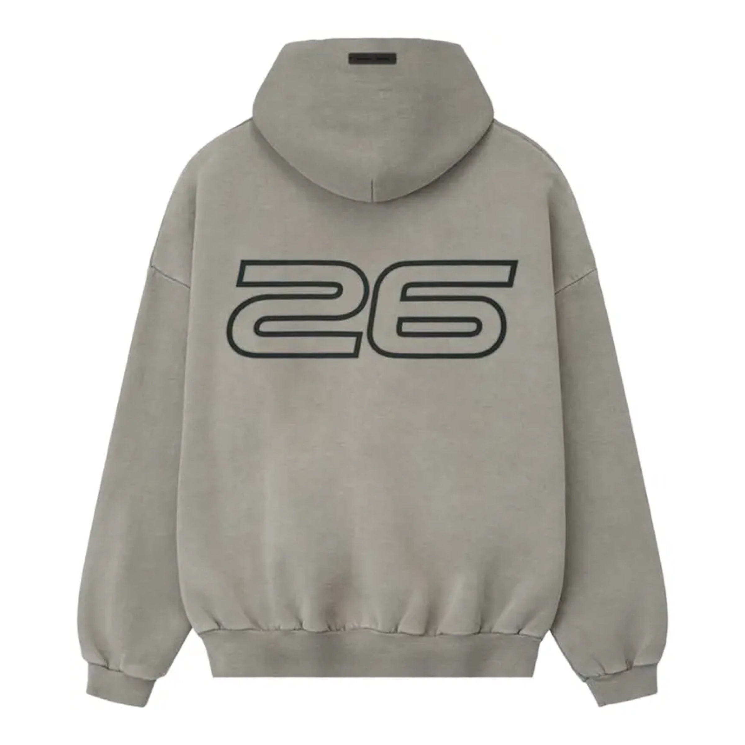Fear of God ESSENTIALS Heavy Fleece 90s Hoodie - Smoke Grey