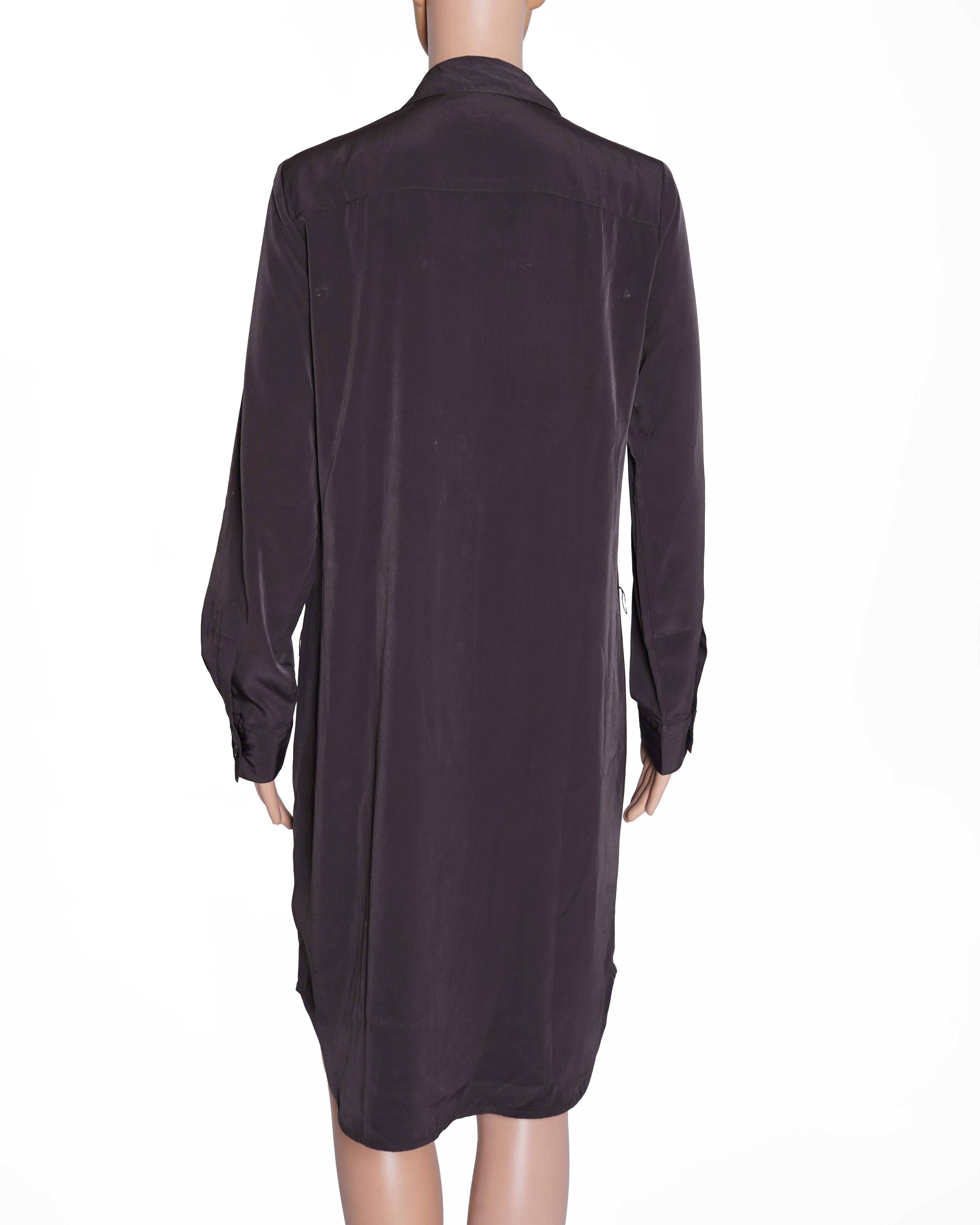 Michael Kors Shirt Dress In Black