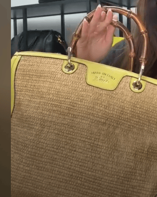 Gucci G26040858 Gucci Bamboo 2way Yellow Leather