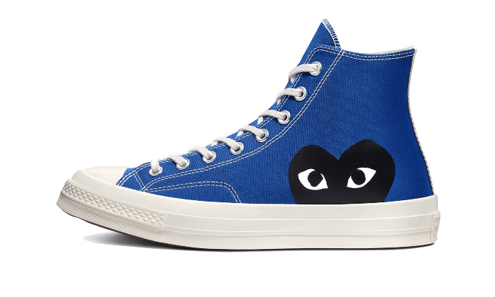 Converse Chuck Taylor All - Star 70s Hi Comme des Garçons PLAY Blue Quartz
