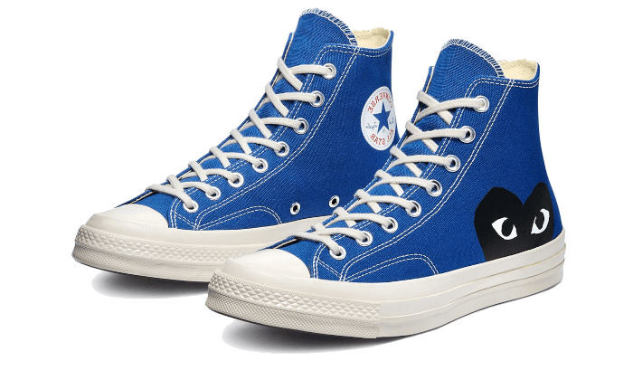 Converse Chuck Taylor All - Star 70s Hi Comme des Garçons PLAY Blue Quartz