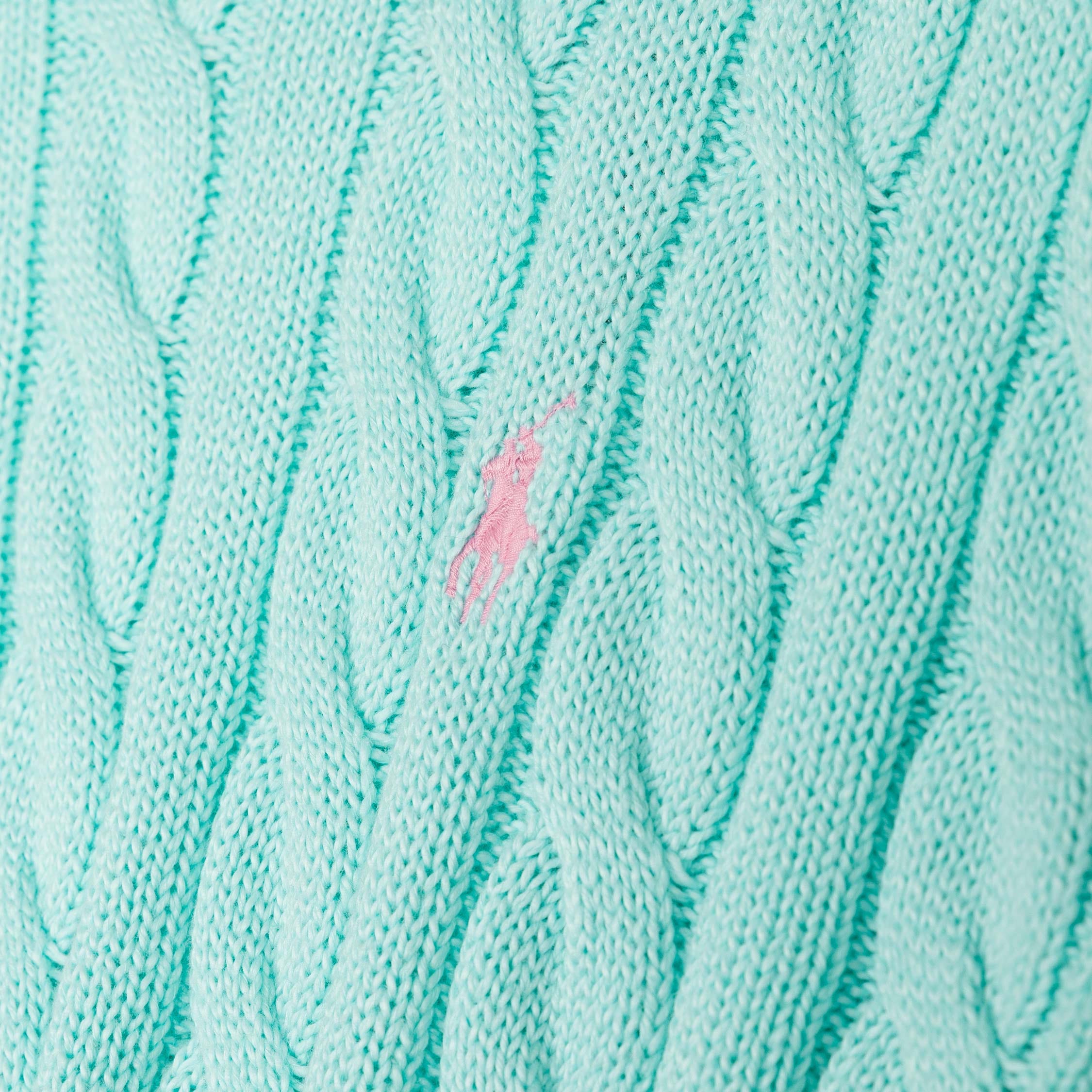 Polo Ralph Lauren Cable - Knit Cotton Quarter - Zip Jumper